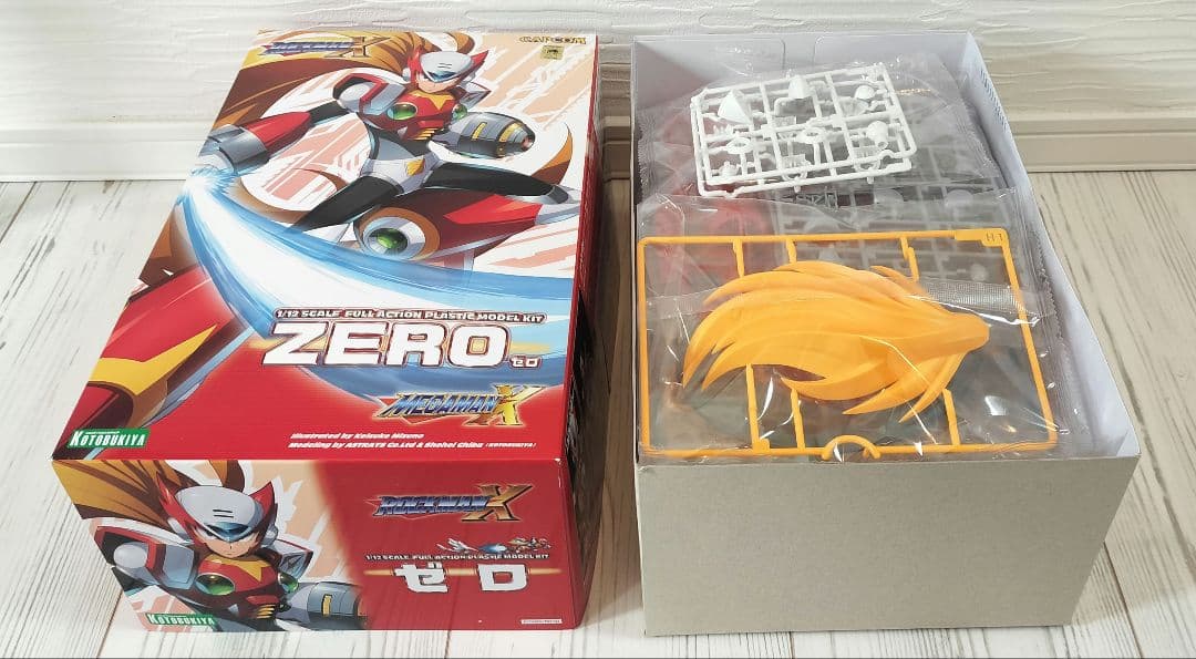 新品 希少 コトブキヤ ロックマンX ゼロ 1/12スケール プラモデル