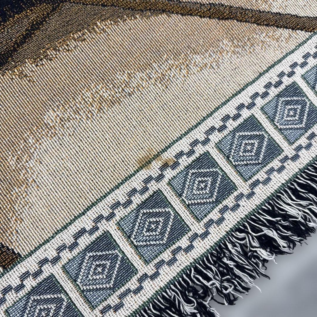 最後の晩餐　マルチカバー　ソファーカバー　ヴィンテージラグ　133x187