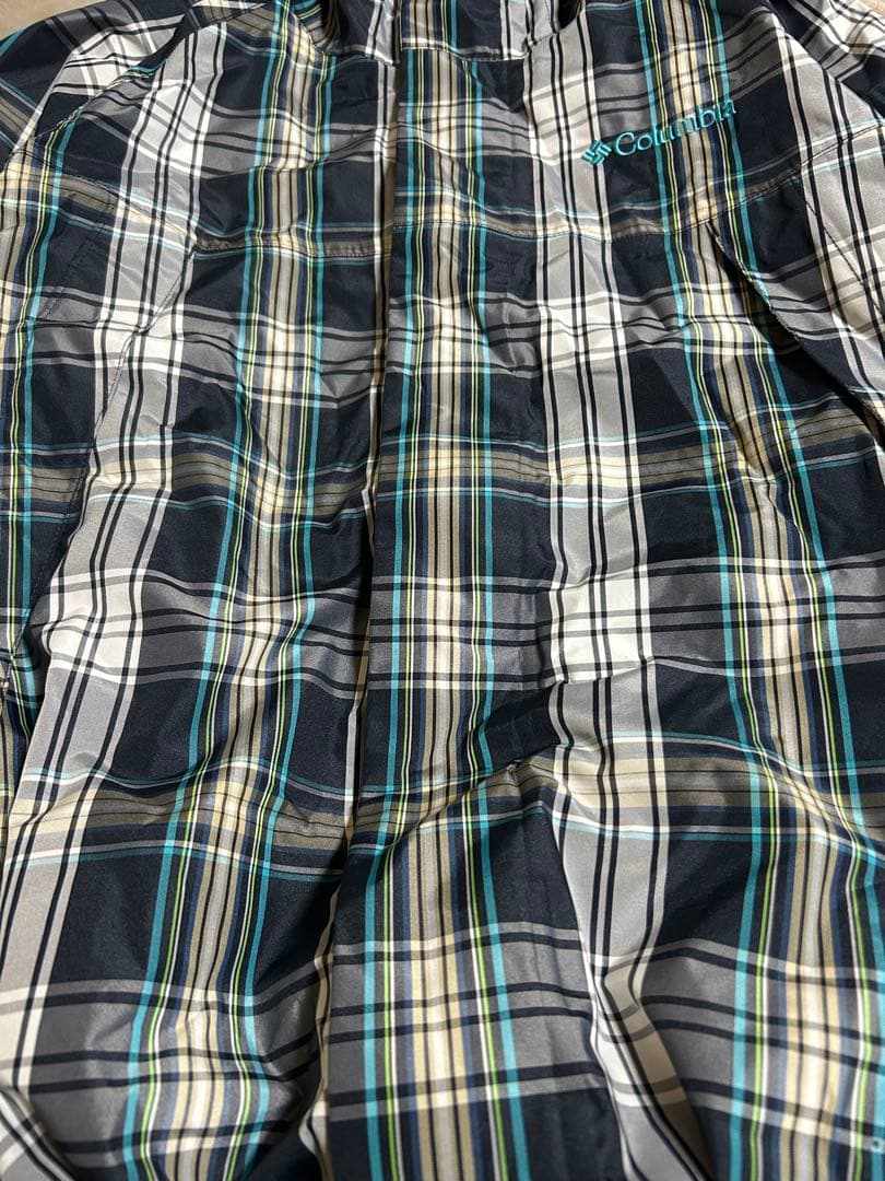 00s Columbia チェック マウンテンパーカshell jacket