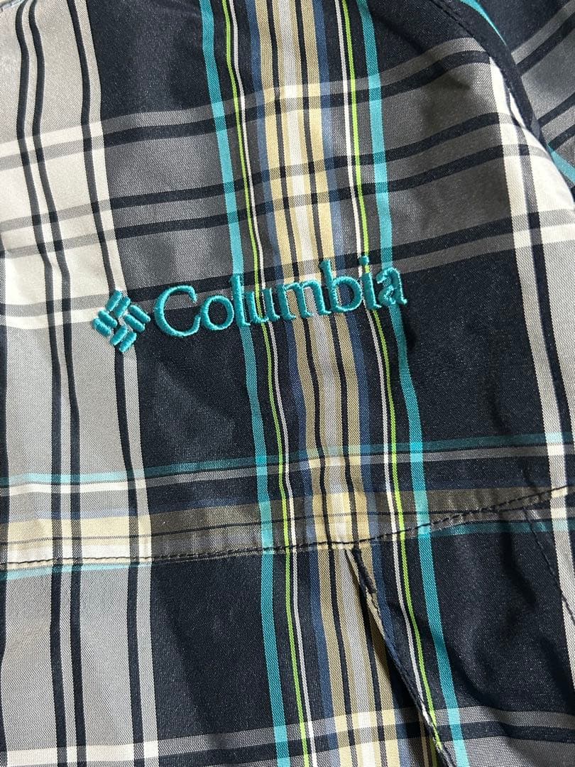 00s Columbia チェック マウンテンパーカshell jacket