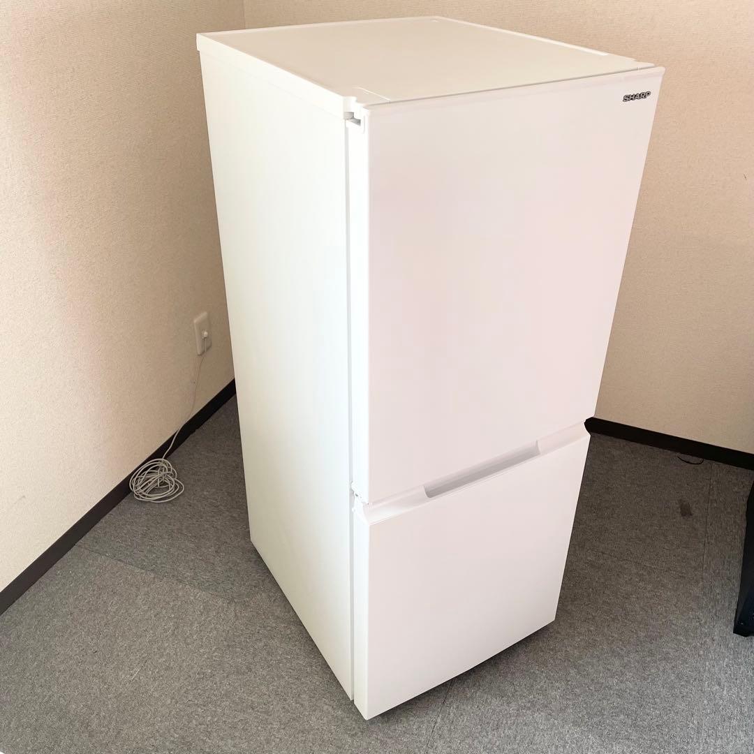 2023年製 SHARP SJ-D15J-W 2ドア冷蔵庫 ホワイト