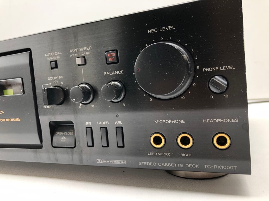 SONY TC-RX1000T カセットデッキ動作りわけあり(D132)