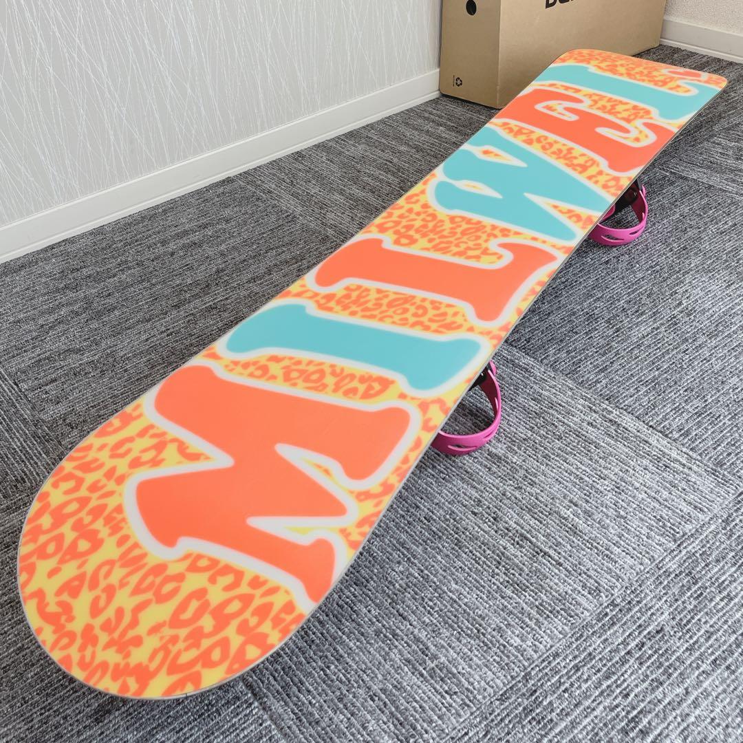 79美品❗️超豪華❗️IGNIO/キスマーク レディース スノーボード★145cm