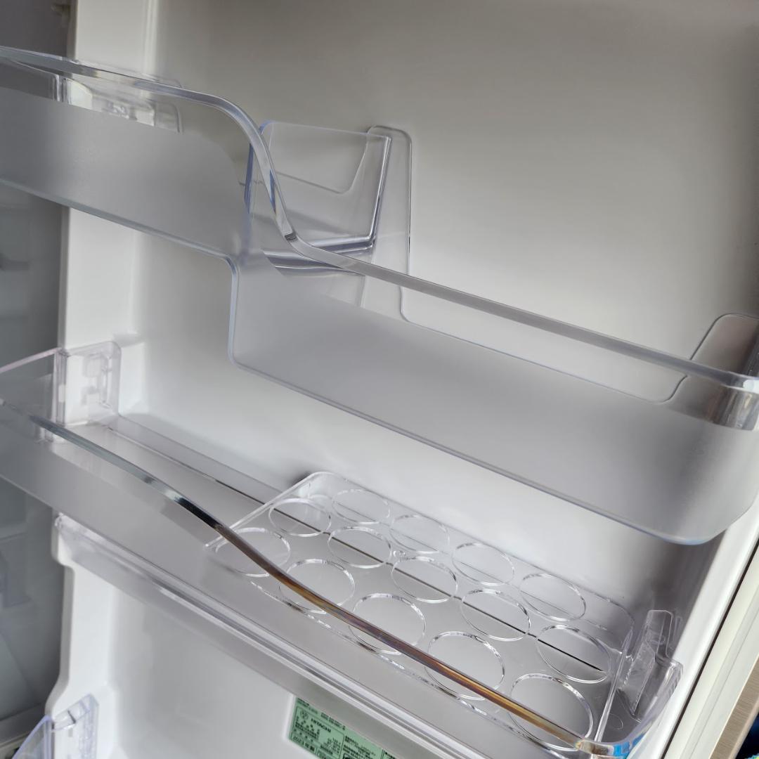 【美品】日立 冷蔵庫 R-V38TV(N) ライトゴールド 375L 3ドア