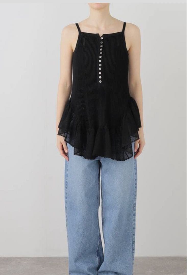 スローブイエナ　2025SS ニットキャミソール