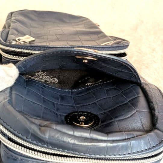 ✨️未使用✨️ オロビアンコ ボディバッグ レザー クロコ型押し 斜め掛け