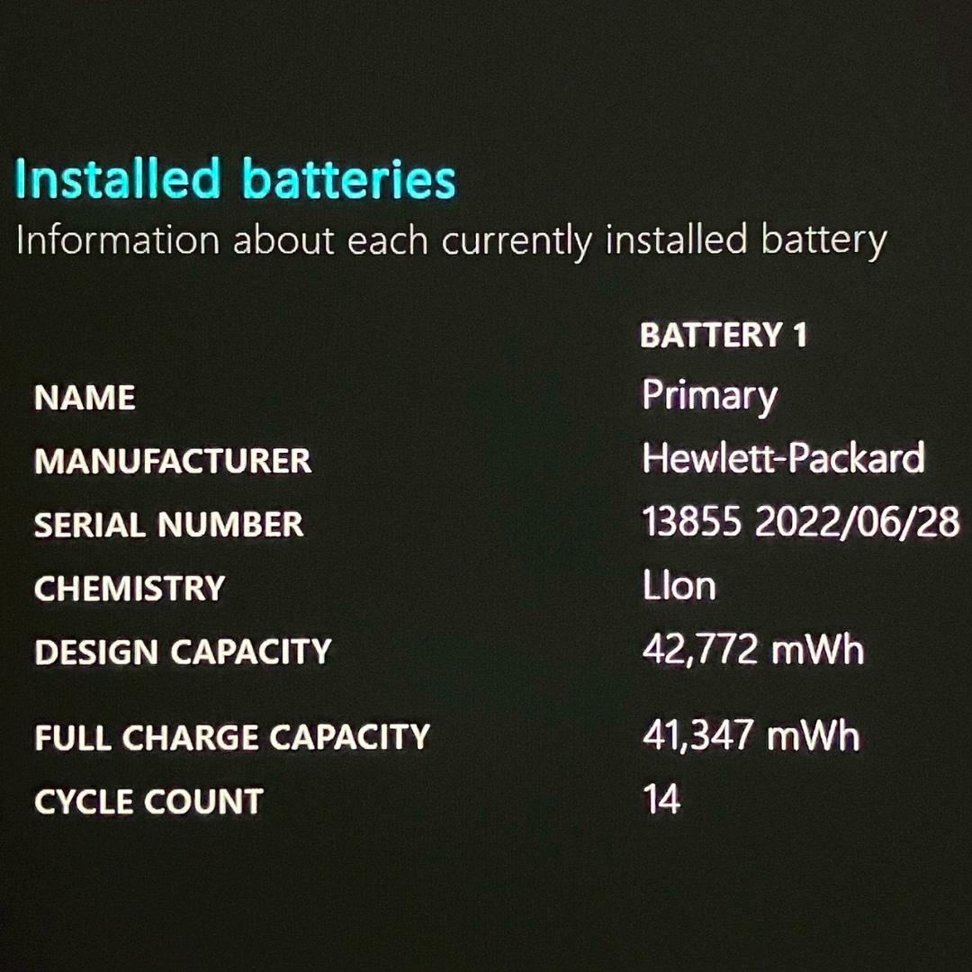 ★第12世代Corei5★ Office2024 バッテリー良好 HP 484