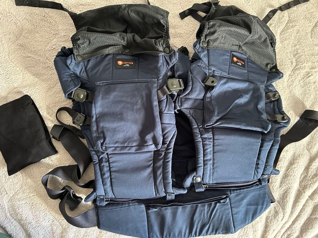 nänäp 抱っこひも ネイビー 最大15kg