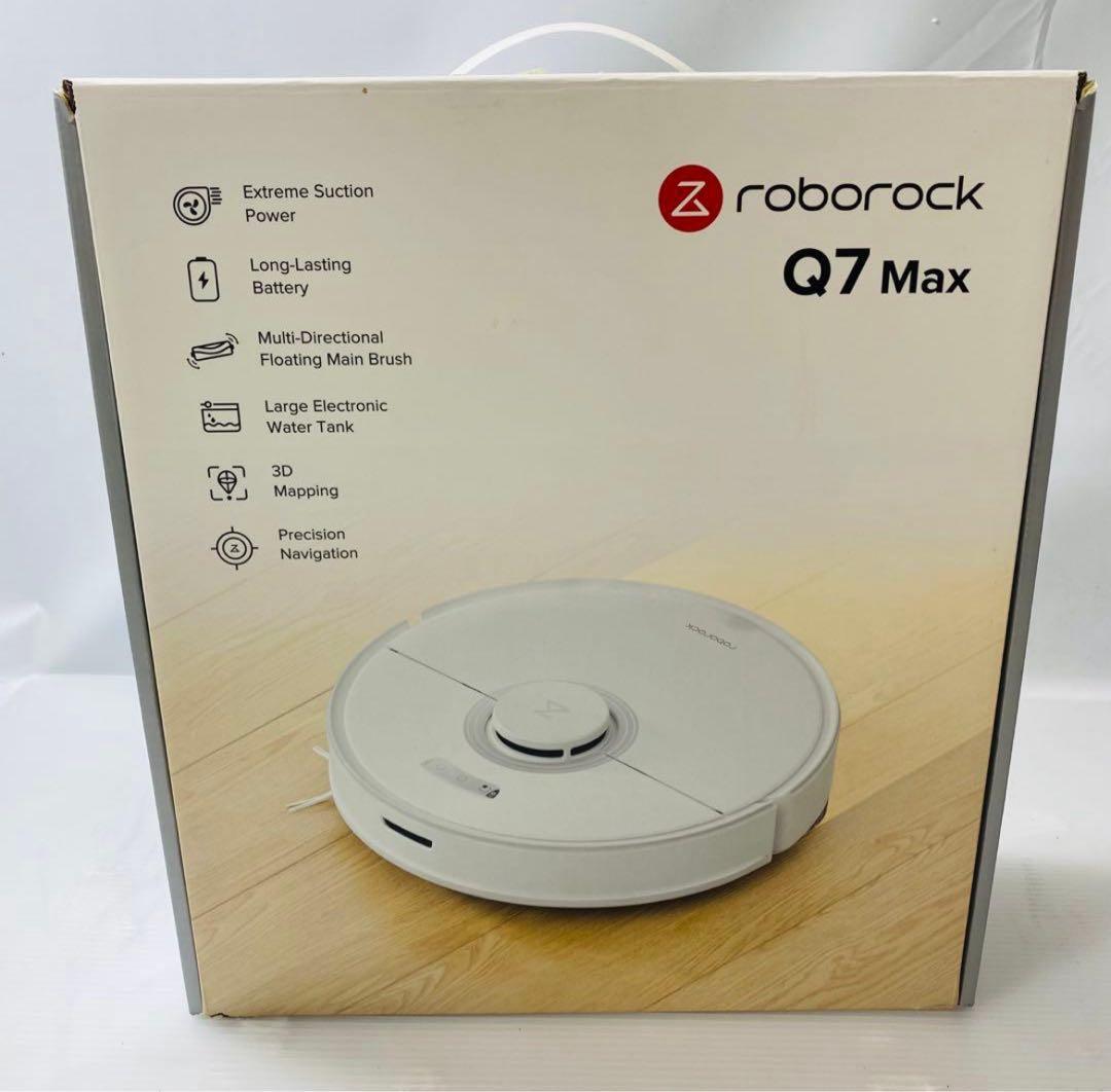 新品 Roborock Q7Max ロボット掃除機 白