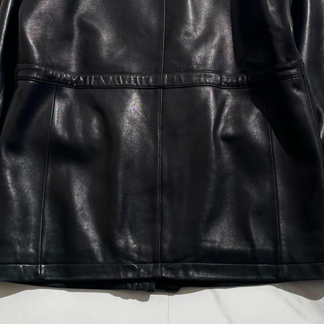 ブルックスブラザーズ カーコート 羊革 レザージャケット 実質L相当 【197】