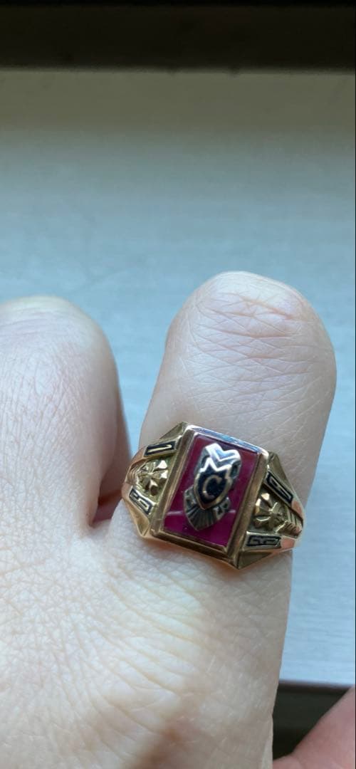 vintage カレッジリング 12号