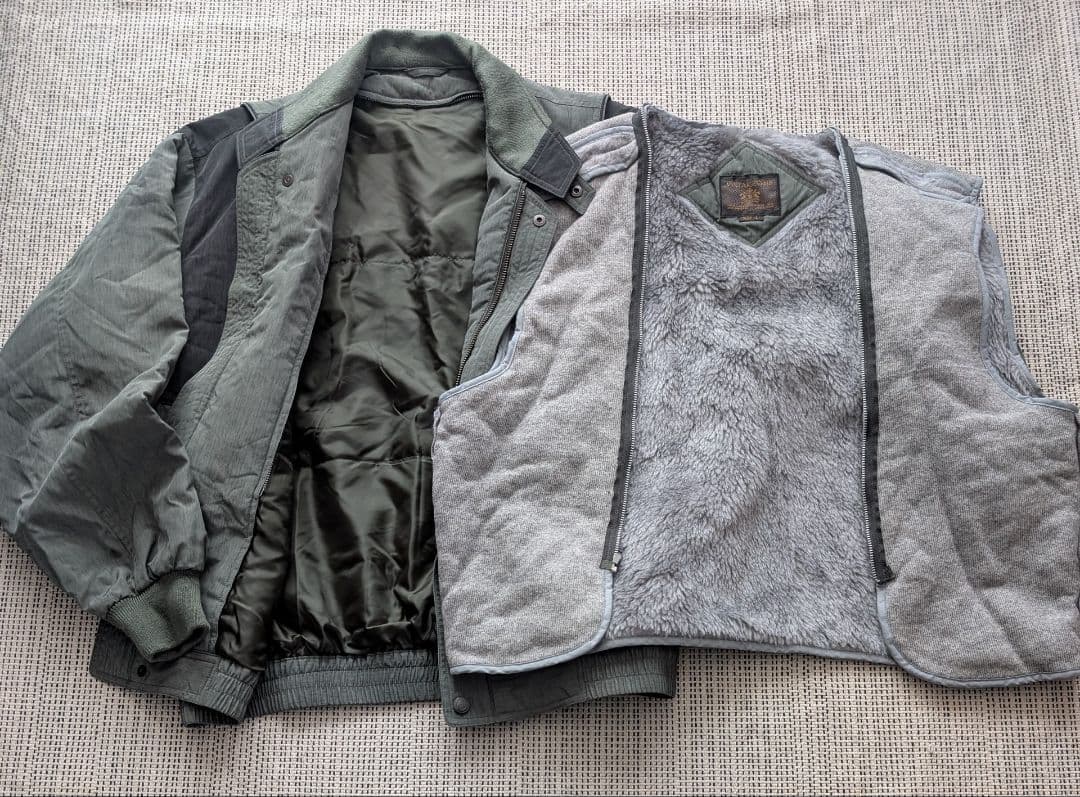 90s vintage スイングトップ ブルゾン ライナー付 短丈 古着 MA1