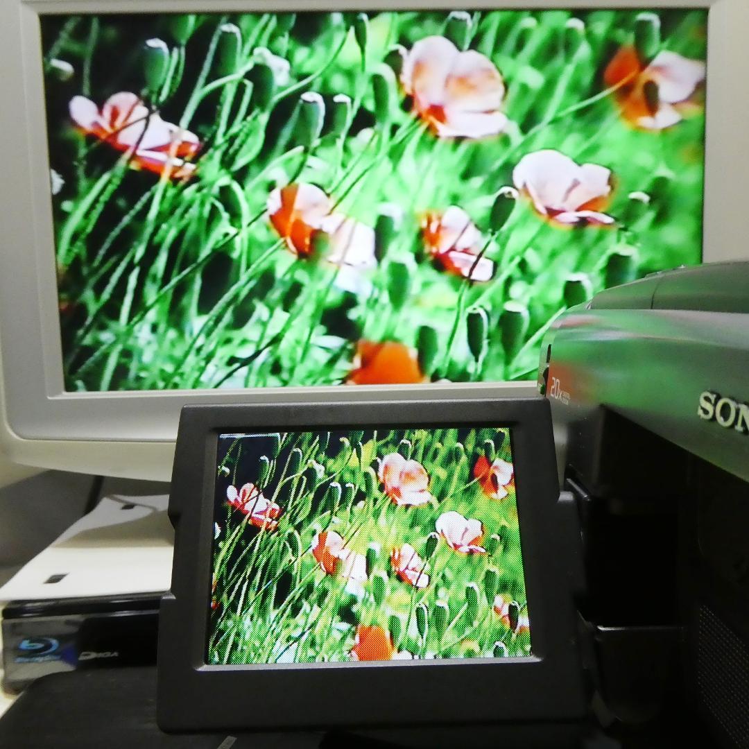 動作良好 Video.Hi8ソニー CCD-TRV90 高画質8ミリビデオカメラ