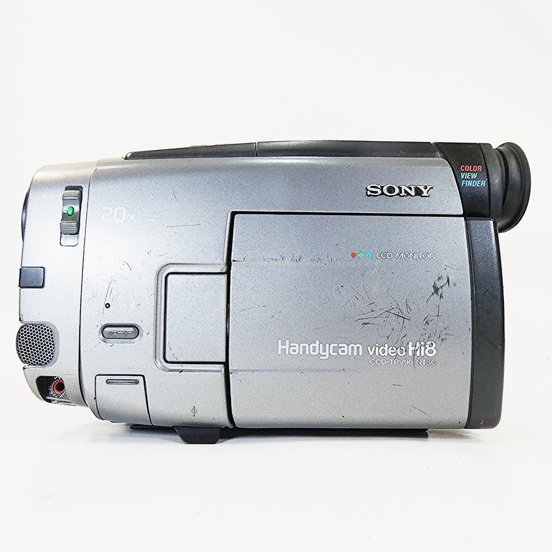 動作良好 Video.Hi8ソニー CCD-TRV90 高画質8ミリビデオカメラ
