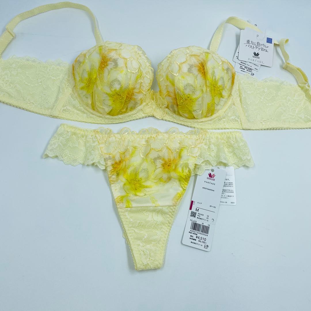 PARFAGE重力に負けないバストケアＢｒａブラジャーショーツC70M