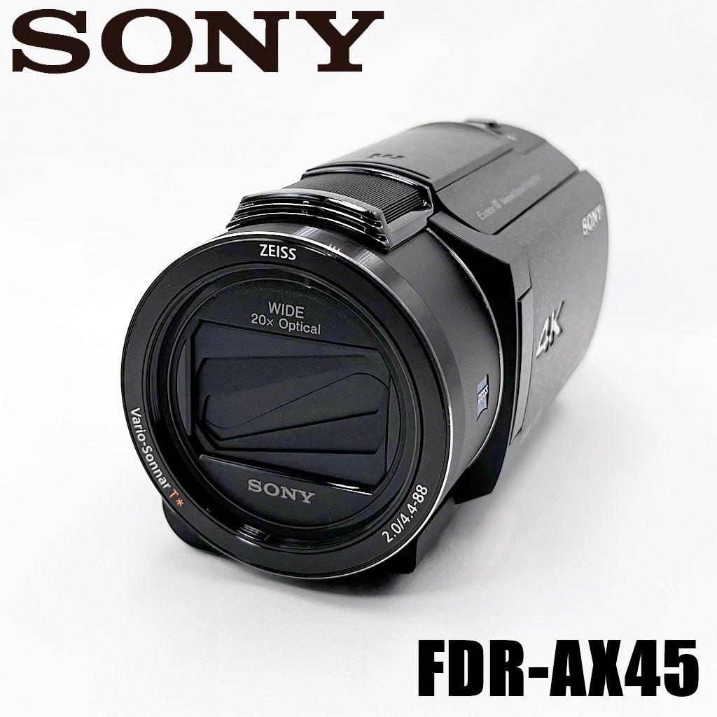 【美品】ソニー デジタル4Kビデオカメラレコーダー FDR-AX45 ブラック