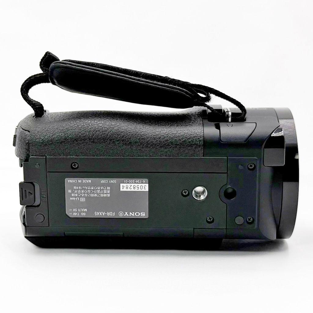 【美品】ソニー デジタル4Kビデオカメラレコーダー FDR-AX45 ブラック
