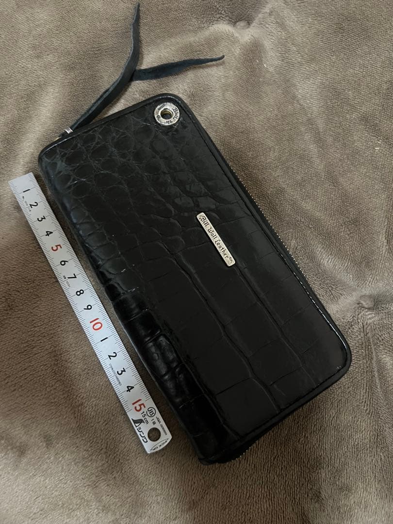 ビルウォール　シャイニー　アリゲーター　ウォレット　長財布　bwl BWL us