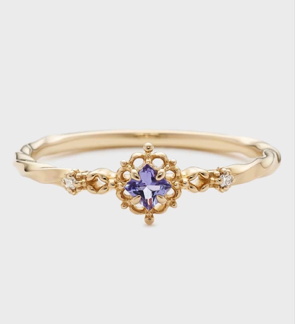 ノジェスK5 タンザナイト ダイヤ リング