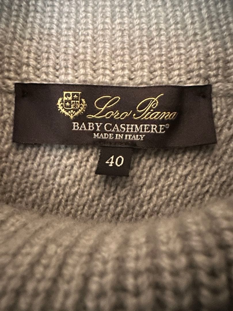 【至高❤️最高級】LoroPianaロロピアーナ ベビーカシミヤ タートルセーター