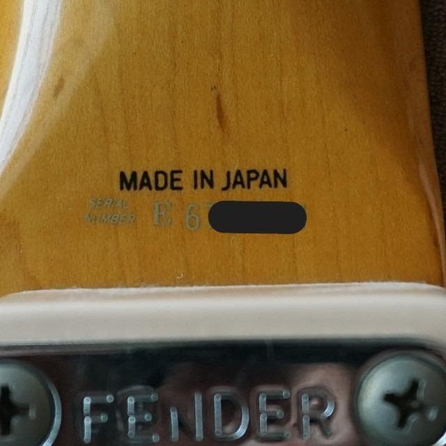 Fender Japan ストラトキャスター　ST-62　Eシリアル
