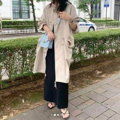 【極美品】シーナリー SHENERY C/Tツイル モッズコート 2way 春