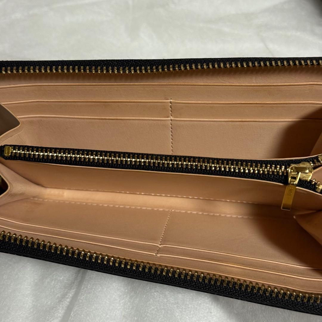 ⭐️未使用級⭐️ココマイスター　コードバン　長財布　ブラック　ラウンドファスナー