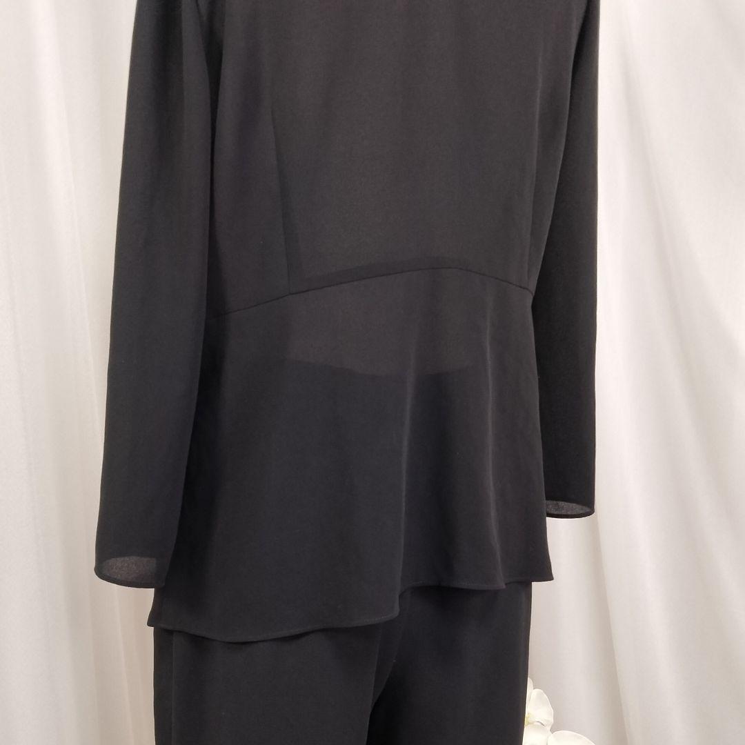 【美品】11号　東京ソワール　ヒロミヨシダ　夏　手洗い可能　ブラウス　パンツ