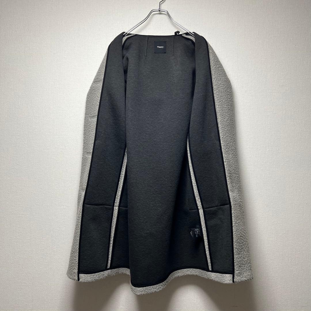 美品✨ Theory セオリー Dawson Faux ダッフルコート ボア S