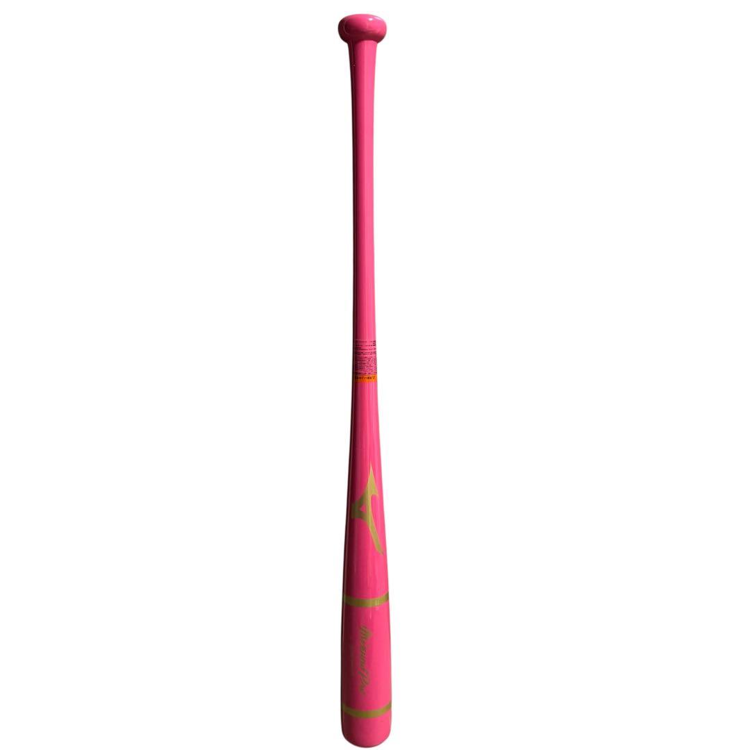 MizunoPro ミズノプロ　木製　バット ピンク