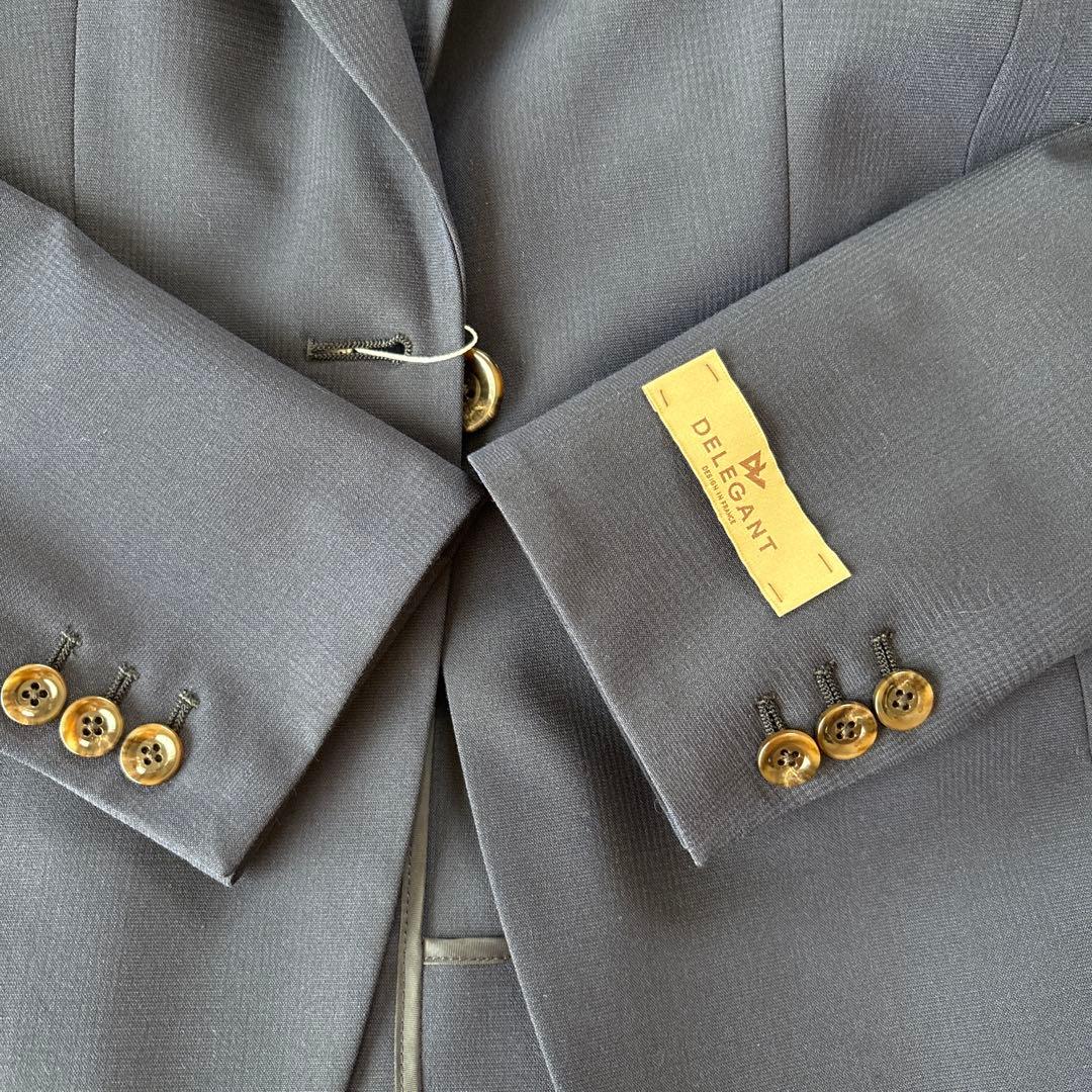 新品　パーフェクトスーツファクトリー　パンツスーツ　7号　ネイビー　タグ付き