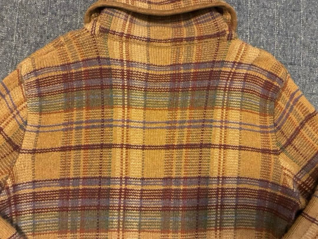 90s ラルフローレン カシミヤ混　シューティング　ハンティング　エルボーパッチ