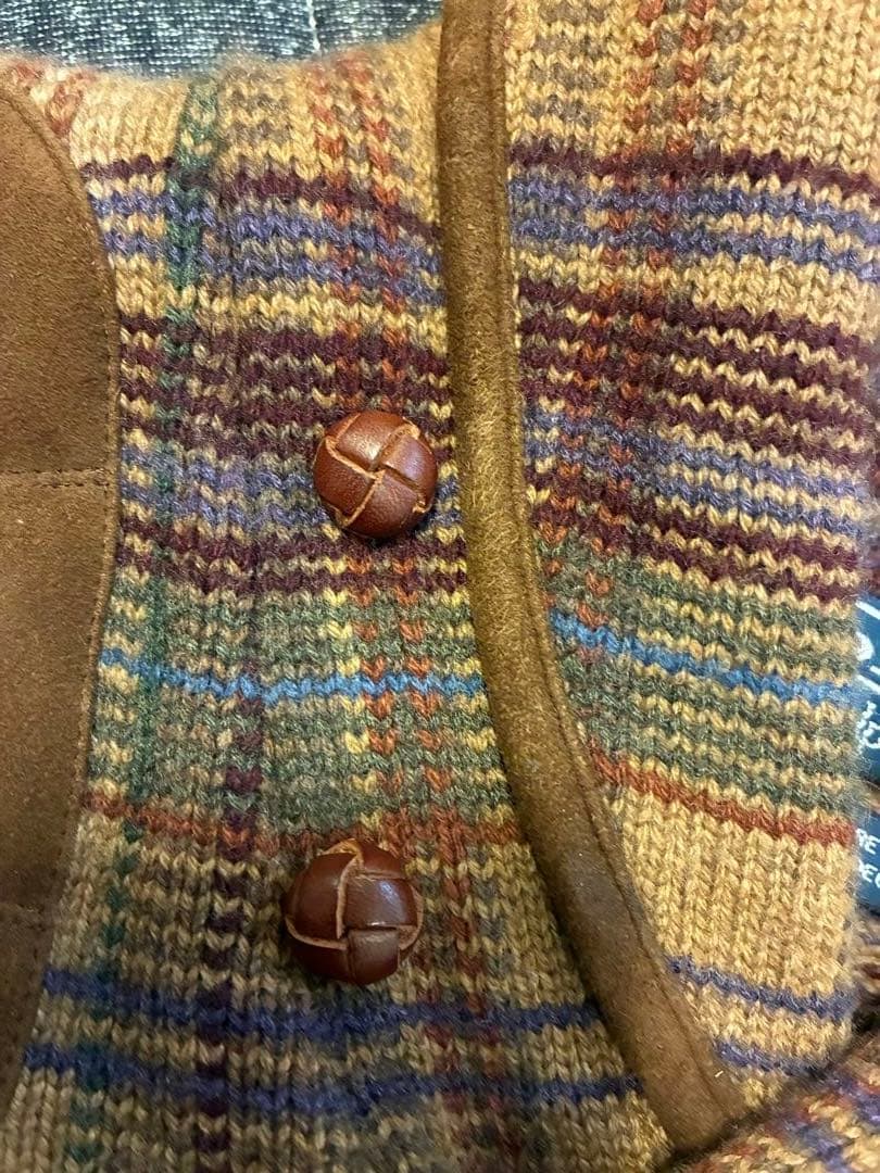 90s ラルフローレン カシミヤ混　シューティング　ハンティング　エルボーパッチ