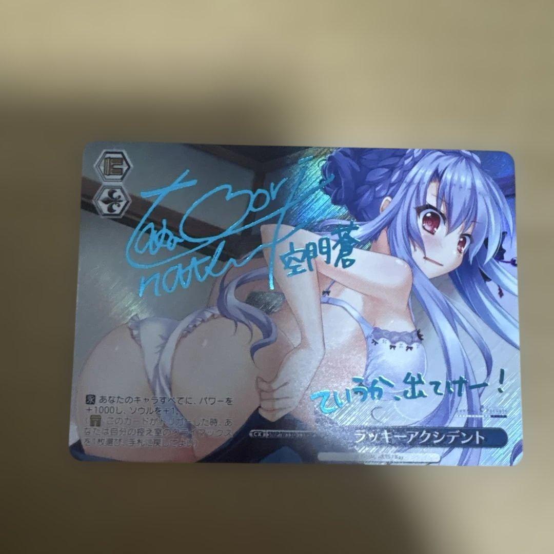 日曜限定価格！　WS サマポケ ラッキーアクシデント 新カラー SP サイン