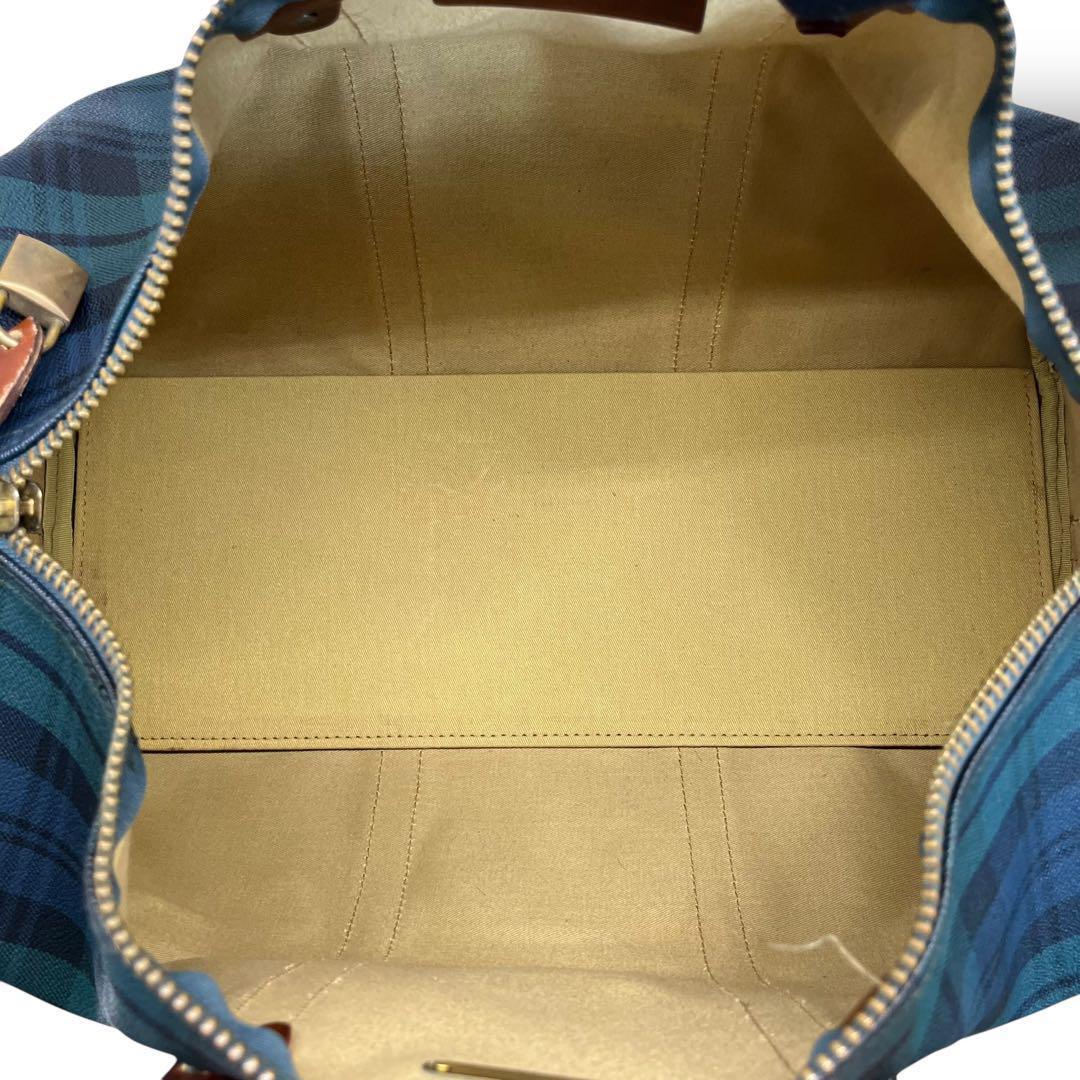 Vintage Polo Ralph Lauren チェック美品　ボストンバッグ