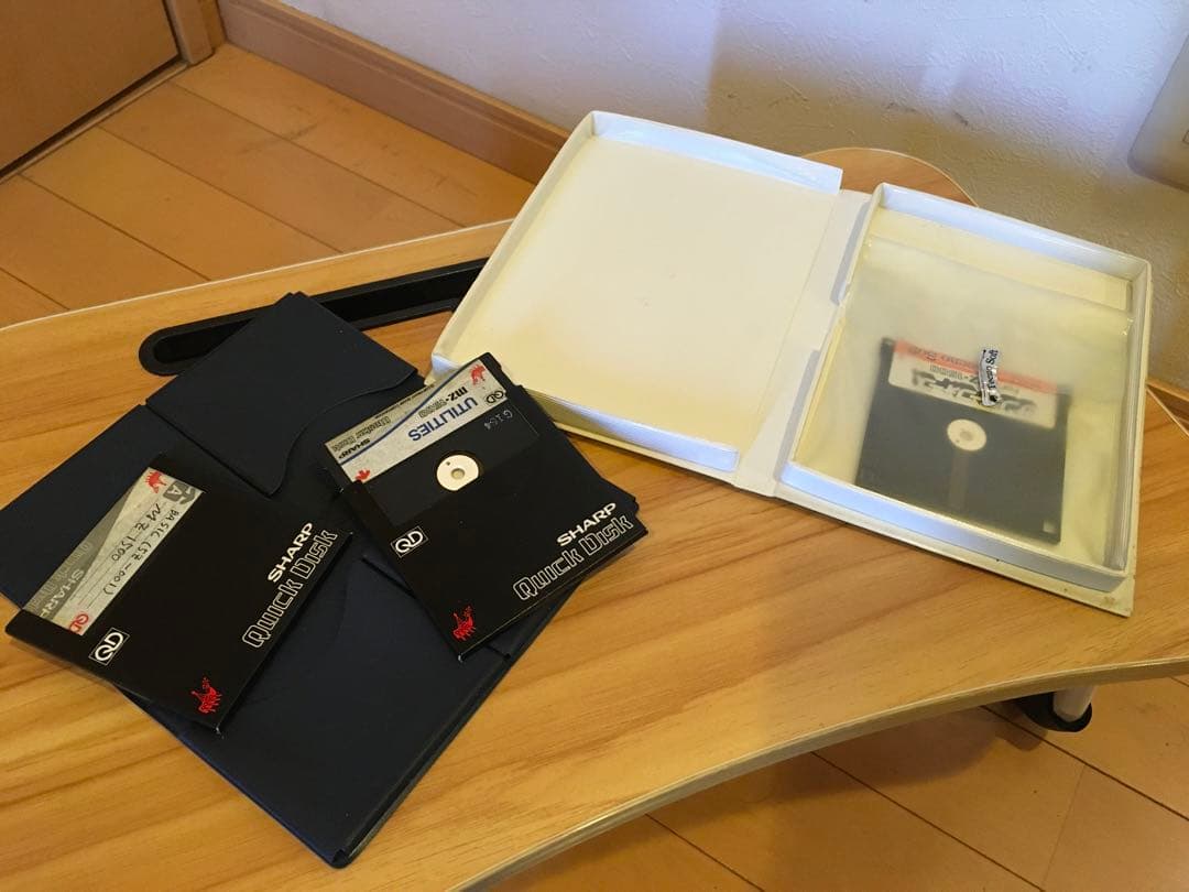 シャープMZ1500 モニター　ソフト付　クイックディスクに難あり