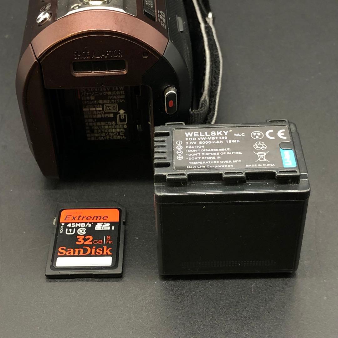 【動作確認済】HC-V620M デジタルハイビジョン ビデオカメラ Pana