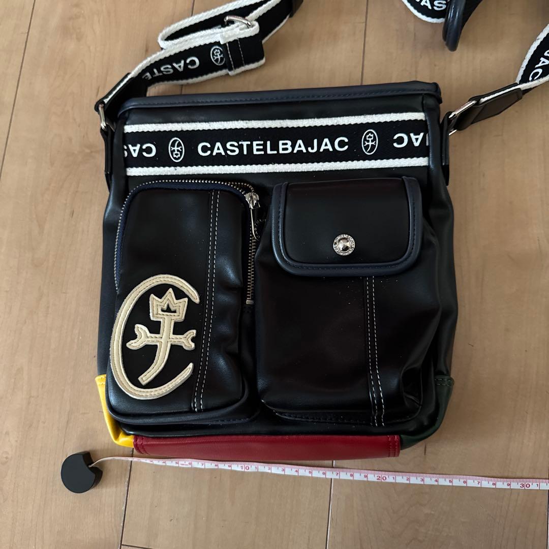 ✨CASTELBAJAC ショルダーバッグ ✨中型 黒赤黄