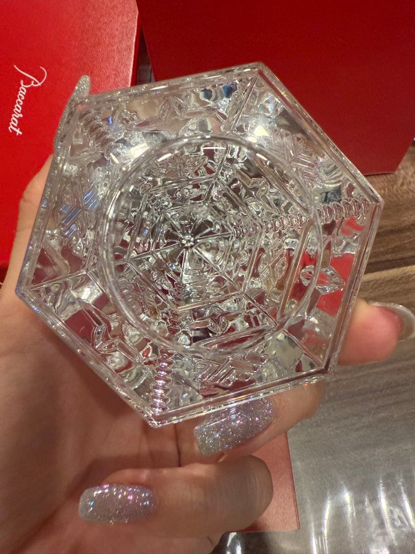 Baccarat バカラ　クリアクリスマスツリー　希少