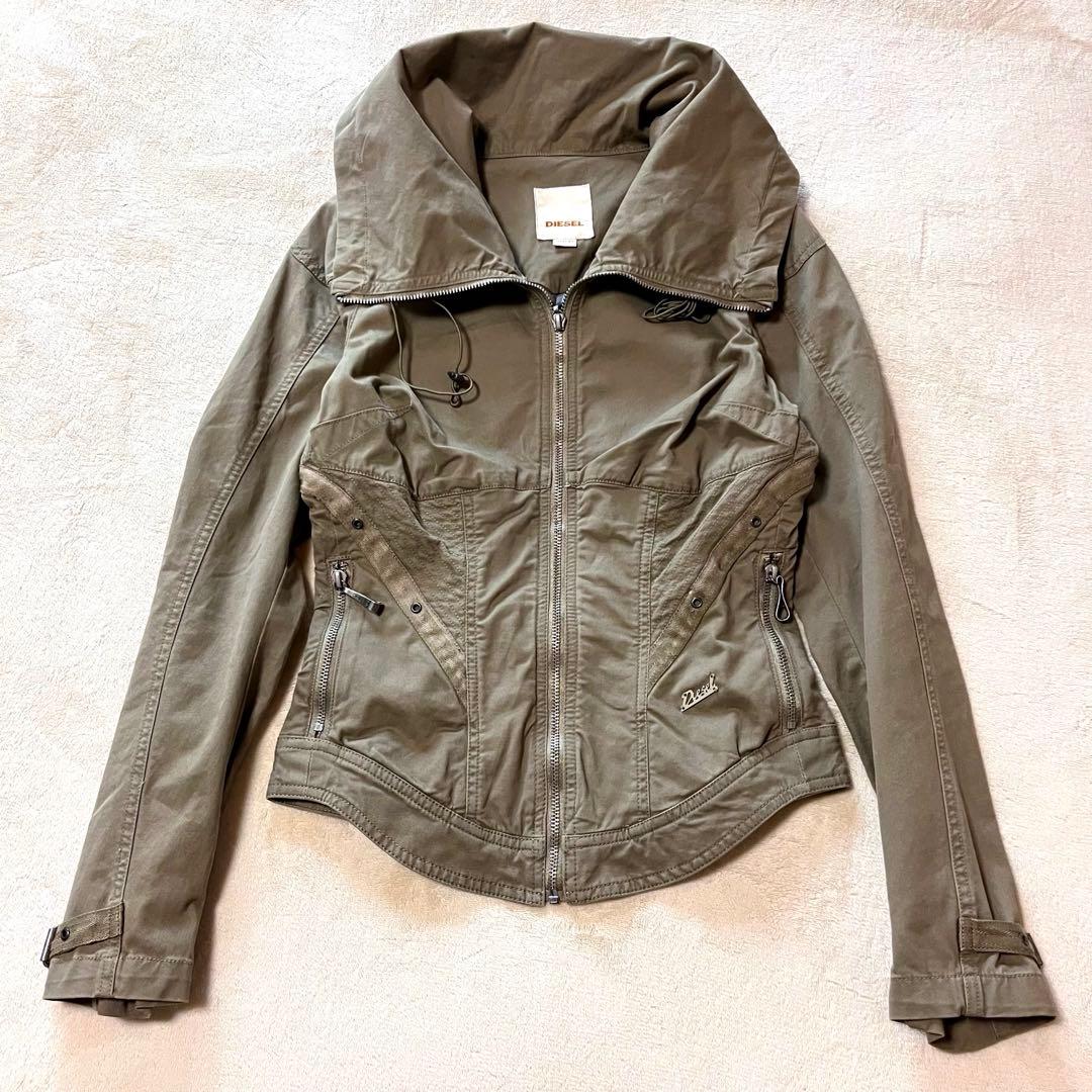 ジャケット・アウター 00s DIESEL archive military jacket y2k