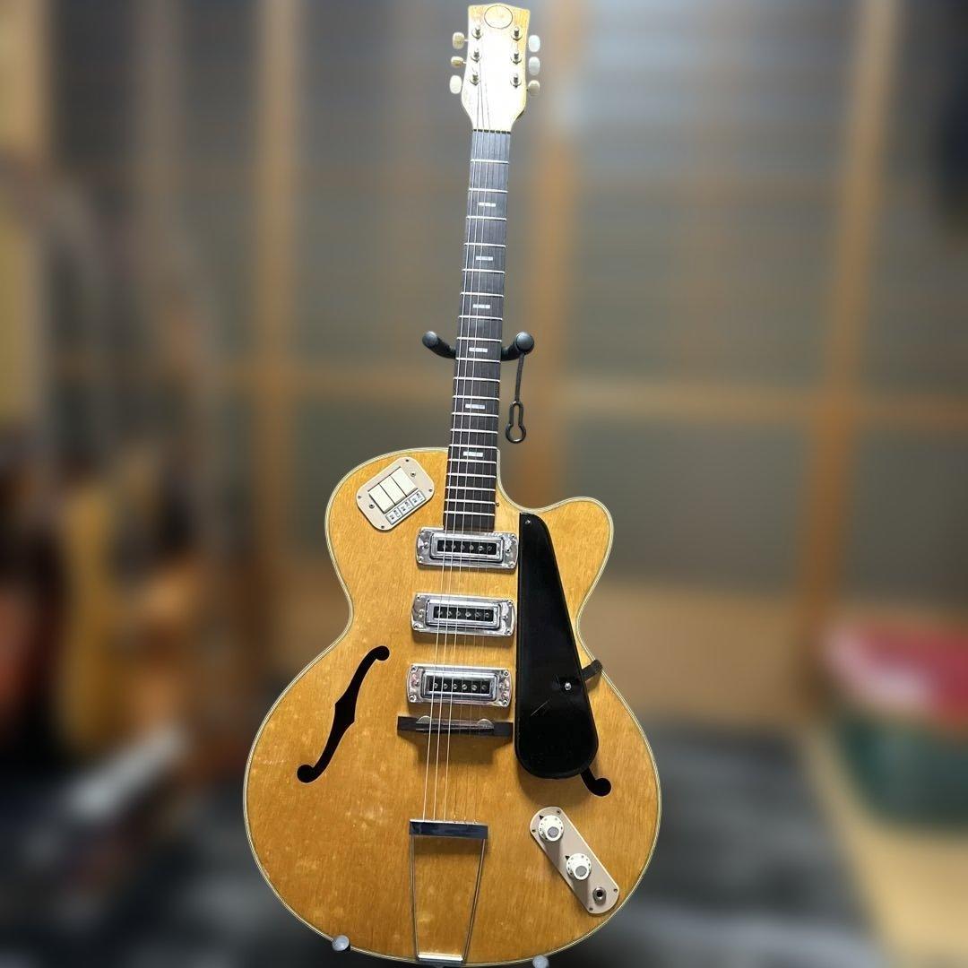 a*i様 TEISCOセミホロウボディ 3ピックアップフルアコギター