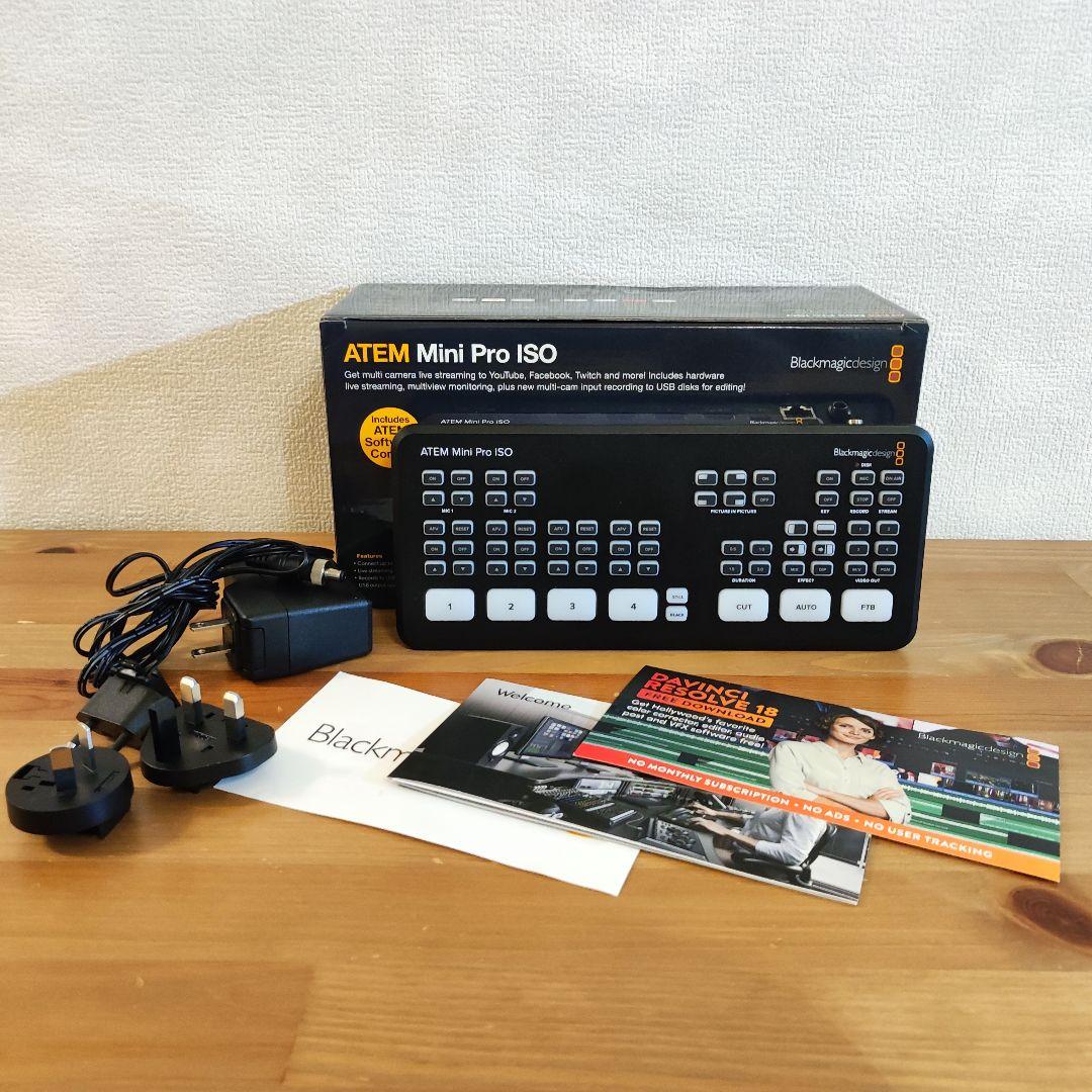分配器・切替器 ATEM MINI pro ISO BlackMagic Design