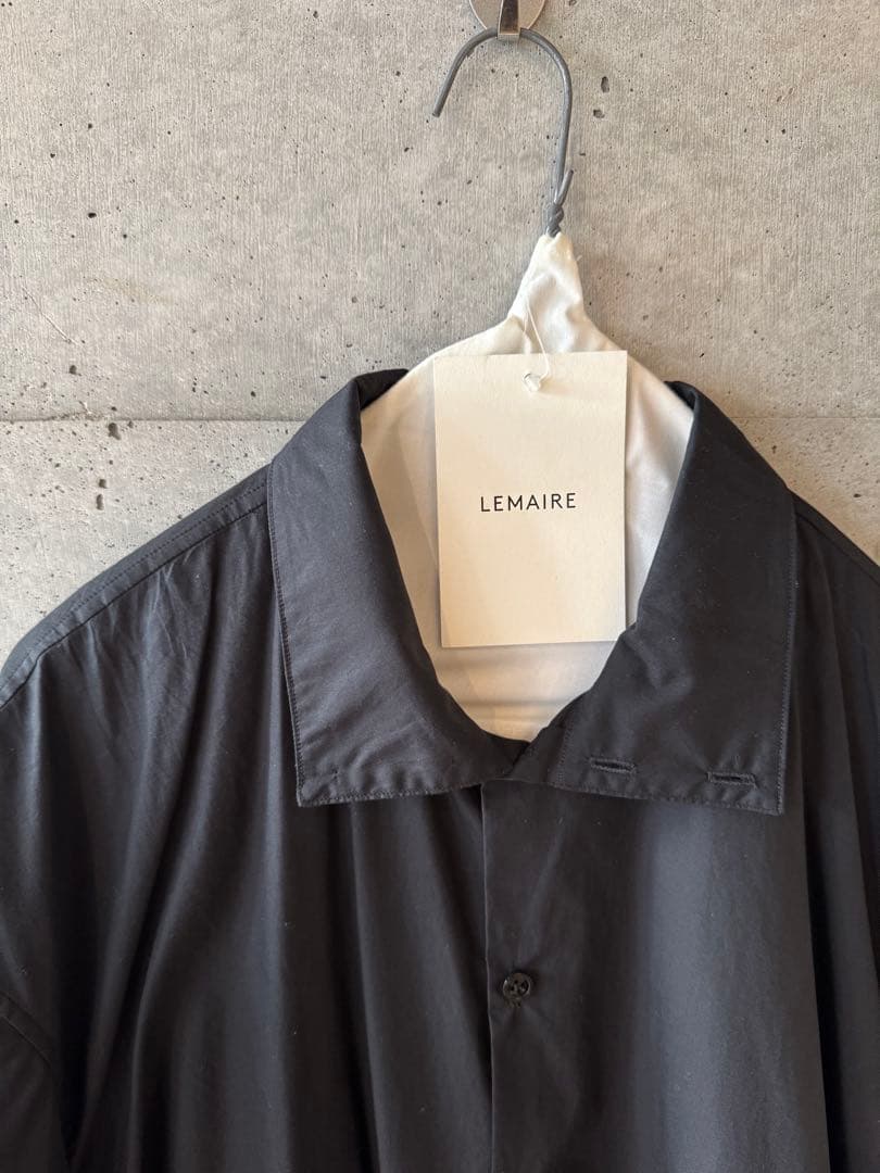 LEMAIRE ルメール HIGH COLLAR SHIRT ブラック 46