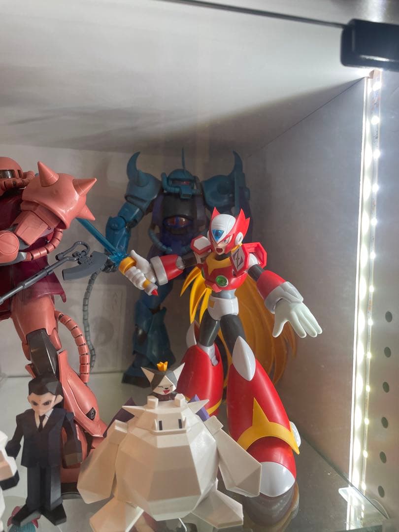 【組立済】コトブキヤ ロックマンX ロックマン　ゼロ プラモデル　セット