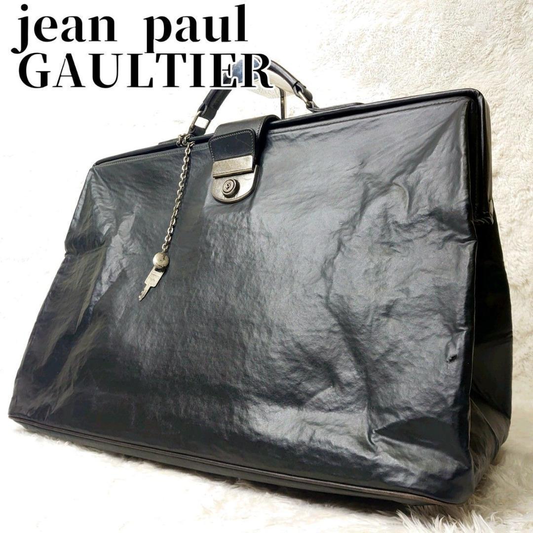 【希少】ジャンポールゴルチエ ドクターバッグ ヴィンテージ ビジネス ブラック