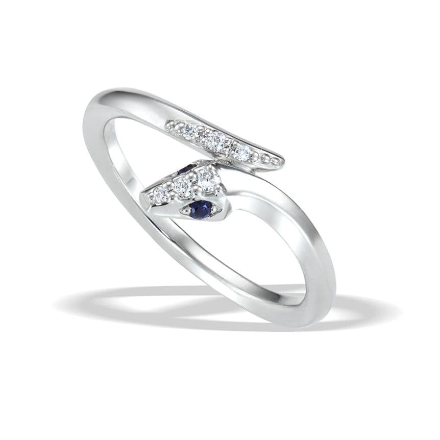 スタージュエリー　プラチナ　PYTHON KNOT　ヘビ　ピンキーリング　1号