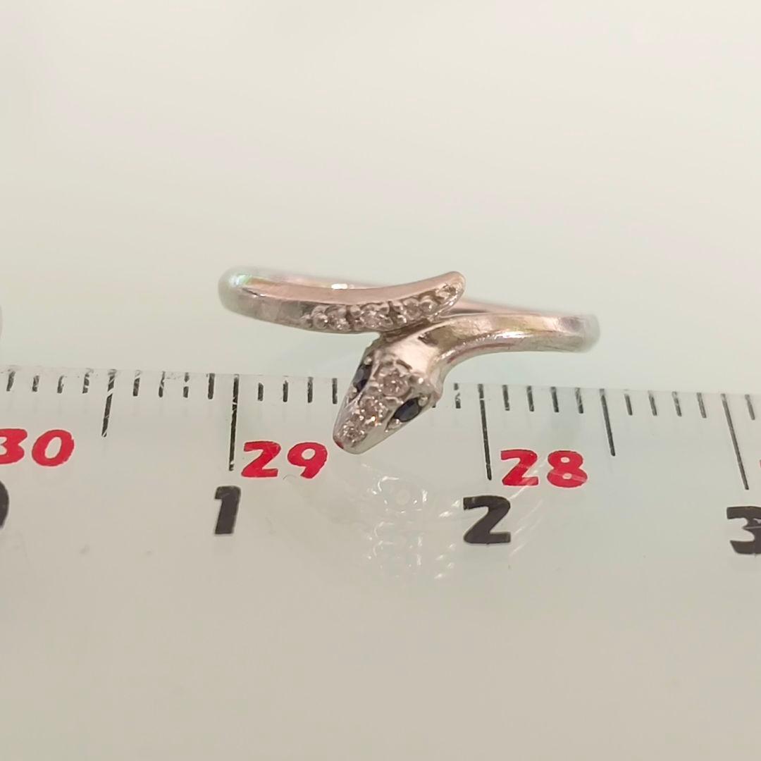 スタージュエリー　プラチナ　PYTHON KNOT　ヘビ　ピンキーリング　1号