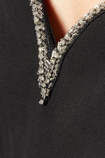 S*S様 セルフポートレイト オフショルダー ワンピース ブラック UK8 未使