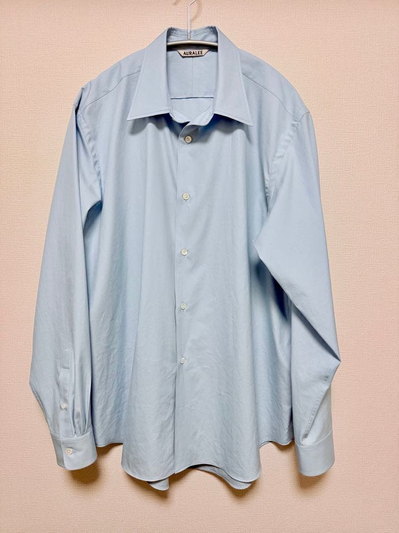 【AURALEE】WASHED FINX TWILL SHIRT