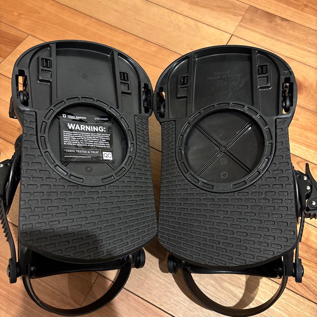 24-25 美品 UNION STR スノーボード バインディング ブラック L
